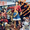 One Piece Поза стоя Луффи 27 см Двойная Голова Орел Шляпа Метеор Групповой Подарок GK фигурка Декорация Игрушка