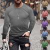 Men's T Shirt O-Neck Clothing Apparel Outdoor Long Sleeve Print Fashion Designer Vintage