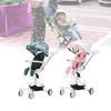 Ultra Stroller Kids Lightweight Foldable Convertible Seat One Rotation Button