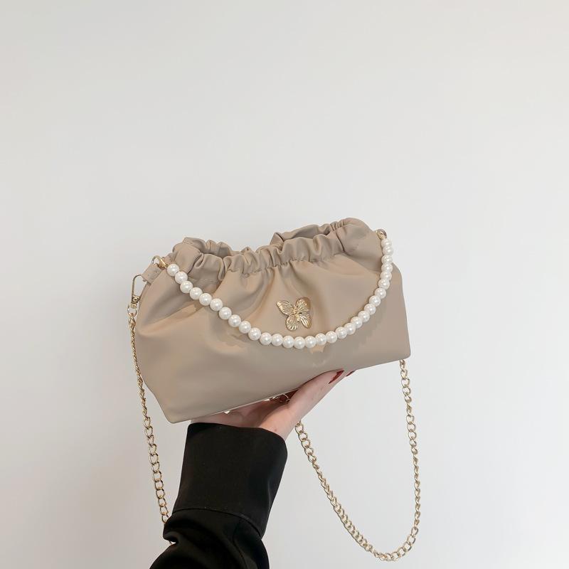 New Bags for Women's Niche Beauty Cloud Bag Chain Crossbody Bag Fashionable Personality Trend One-shoulder Bucket Bag