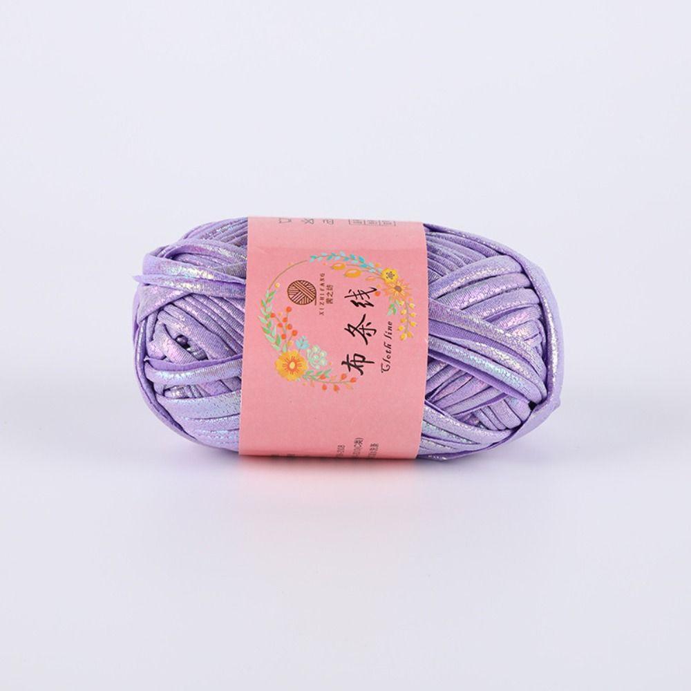 100 г Блестящая пряжа для вязания крючком Волшебный цвет Сделай сам Ручное вязание Универсальный моток пряжи Для футболки