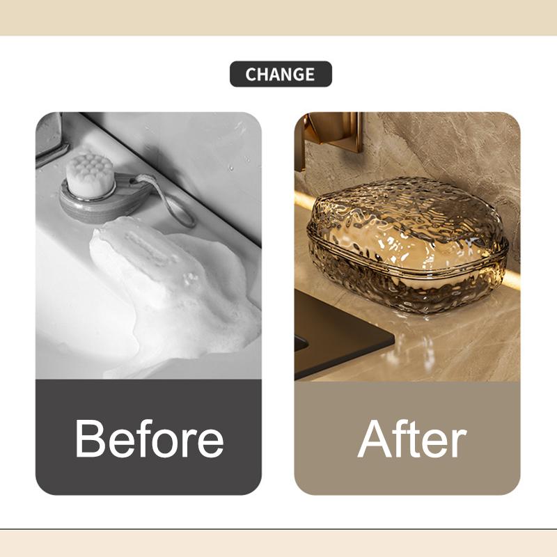 Портативный контейнер для мыла для путешествий, коробка для хранения мыла, роскошная нескользящая коробка для слива мыла, держатель для мыла