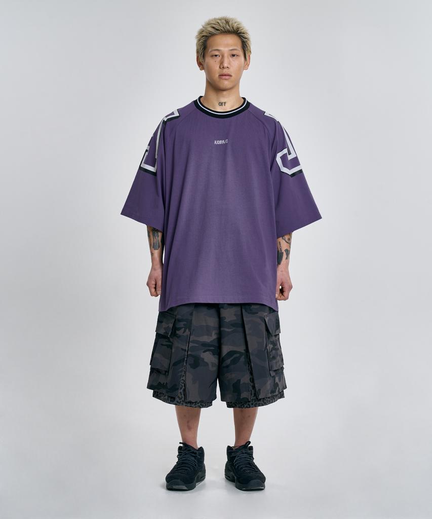 AJOBYAJO [Pba] Aj Rugby T-Shirt [Purple]