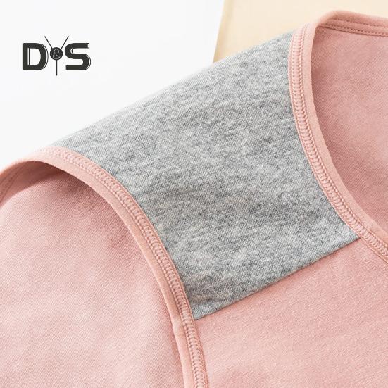 Women Menstrual Panties Mid Waist Cotton Anti-leak Plus Size Soft Breathable Anti-septic Solid Color Elastic Moisture-wicking Lady Briefs Period