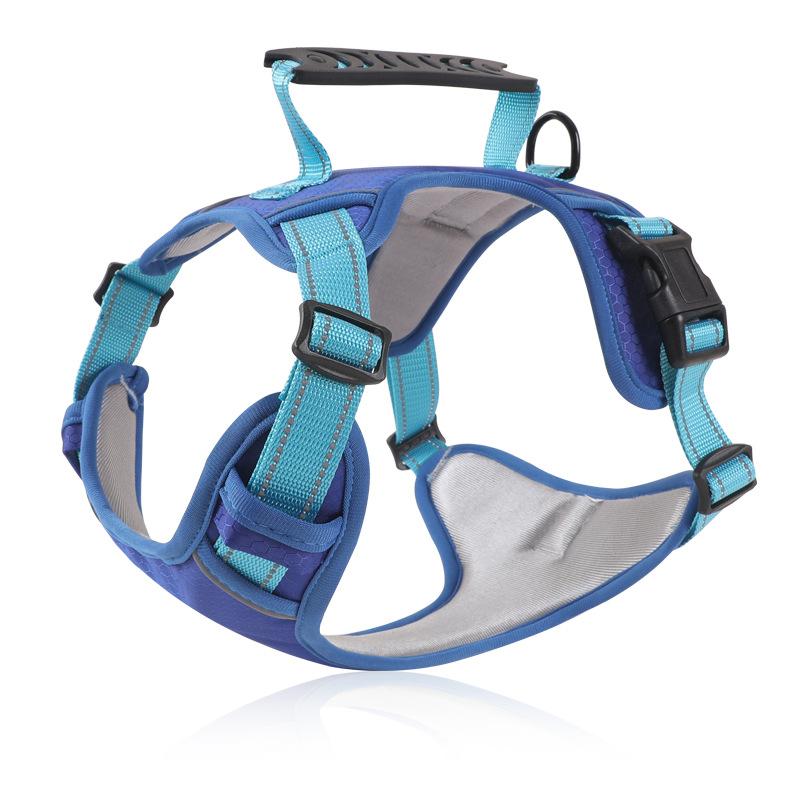 New Pet Chest Strap Explosion-proof Large Dog Chest and Back Reflective Commuter Dog Leash