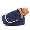 Pin Buckle Solid Canvas Strap Decoration Belt Men Women Canvas 1PC Unisex Clothing Accessories Knitted High Quality Elastic Belt  Jewelry Accessory