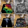 Bathroom Non-slip Door Mat Teen Kawaii Room Horror Skull Rug Living Room Corridor Home Decor Non-slip Floor Mat