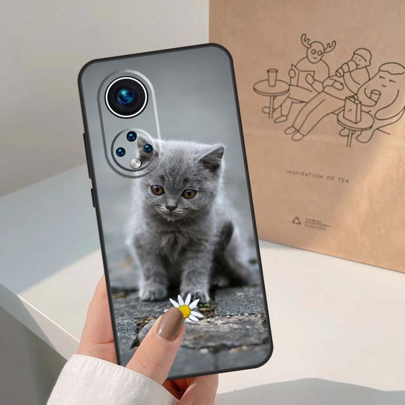 Красивый Серый Британский Короткошерстный Кот Чехол Для Honor Magic 8 Pro 5 6 7 Lite Чехол Для Honor Win RT 200 400 50 70 90 X8b X9a X9b X9c X9d