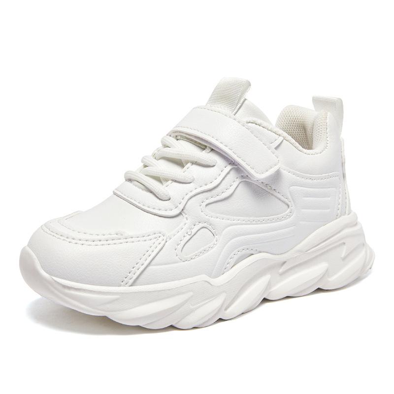 Children's White Shoes New Arrival Sports Shoes Boys Mesh Hollow Girls' White Shoes