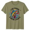 I Like Fishing Maybe 3 People Fishing Hobbies Unisexs TShirt