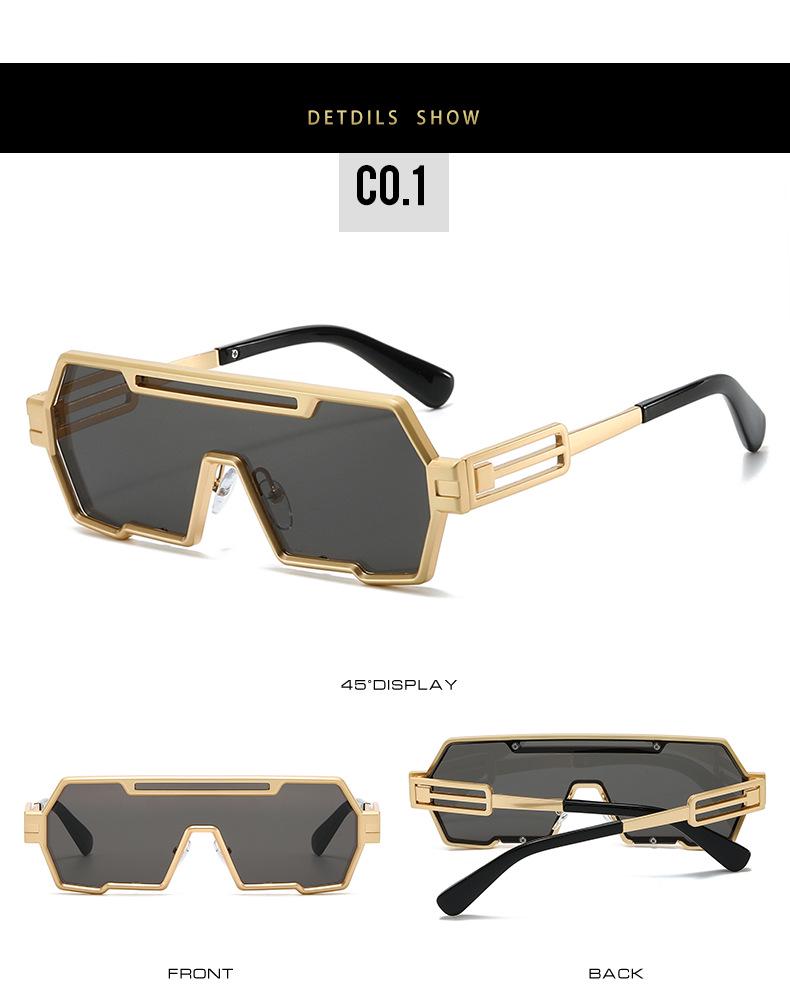 Ретро Стимпанк Неправильные Солнцезащитные Очки: Унисекс Модный тренд 2024