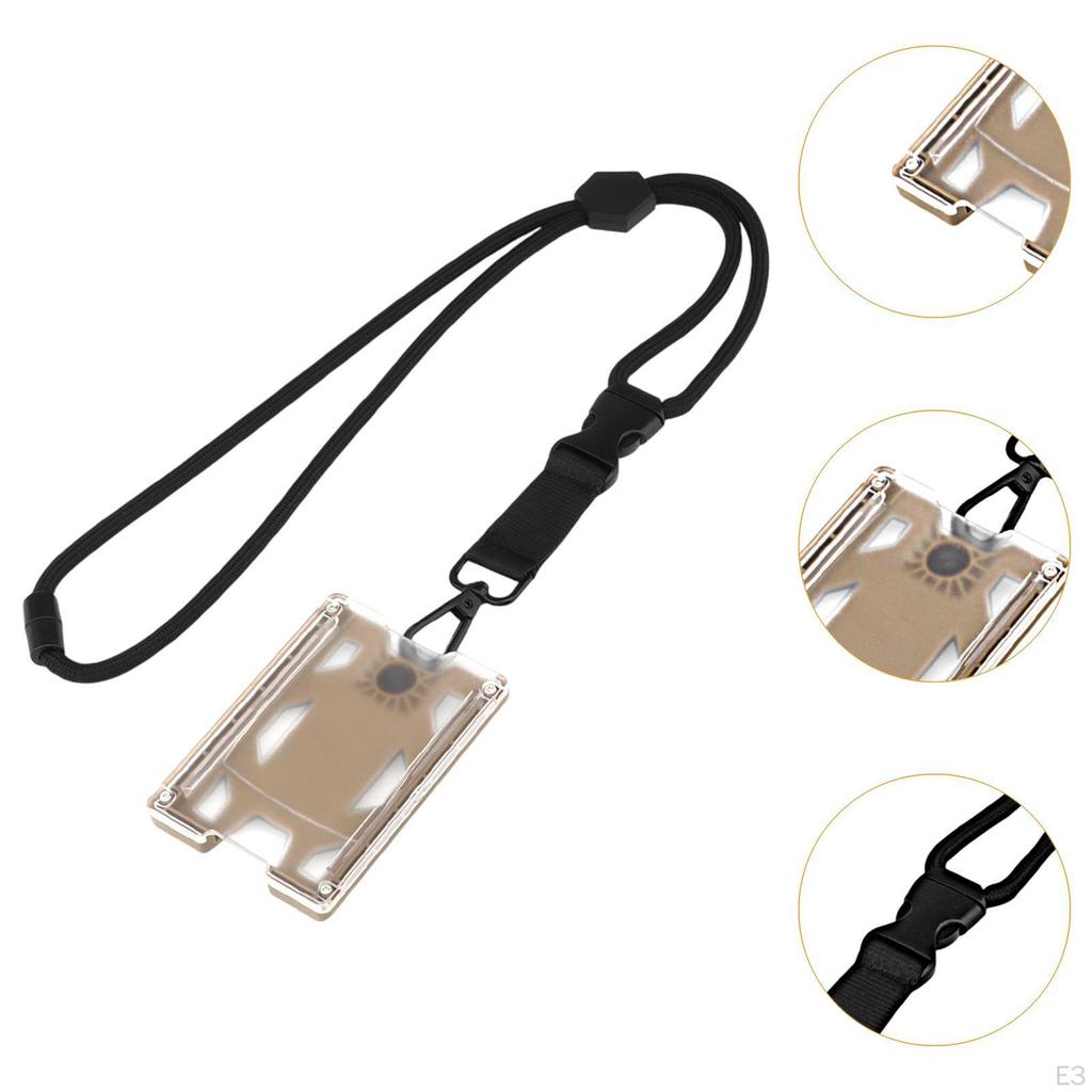 Держатель для бейджа, подвесная карточка с прочным отрывным шнурком, защитный чехол для работы