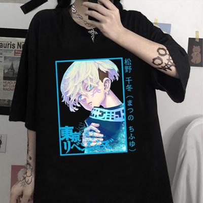 2023 Горячая аниме футболка с принтом Tokyo Revengers унисекс унисекс мода личность Chifuyu Matsuno Harajuku уличный стиль одежда топы