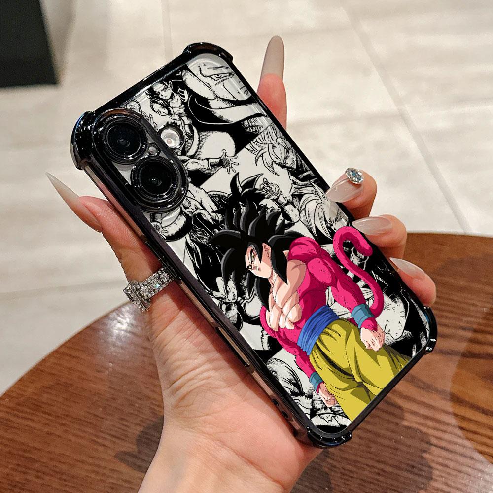 Dragons Balls GT Goku Funda For iPhone 17 Pro 16 15 14 13 12 11 Pro Max Case Plus 17E 16E 17 Air Silicone Protection Phone Cover