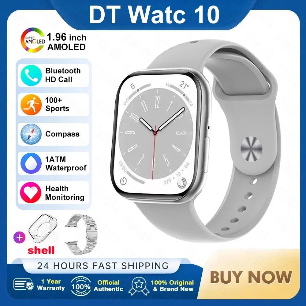 2025 Новый Оригинальный для Apple DT Watch 10 Умные часы Мужские AMOLED 4 ГБ Памяти Музыка 3D Объемный Звонок по Bluetooth Водонепроницаемые умные часы Женские