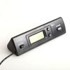 Car Thermometer Clock LCD Display Digital Thermometer Temperature Gauge Meter for Car Interior