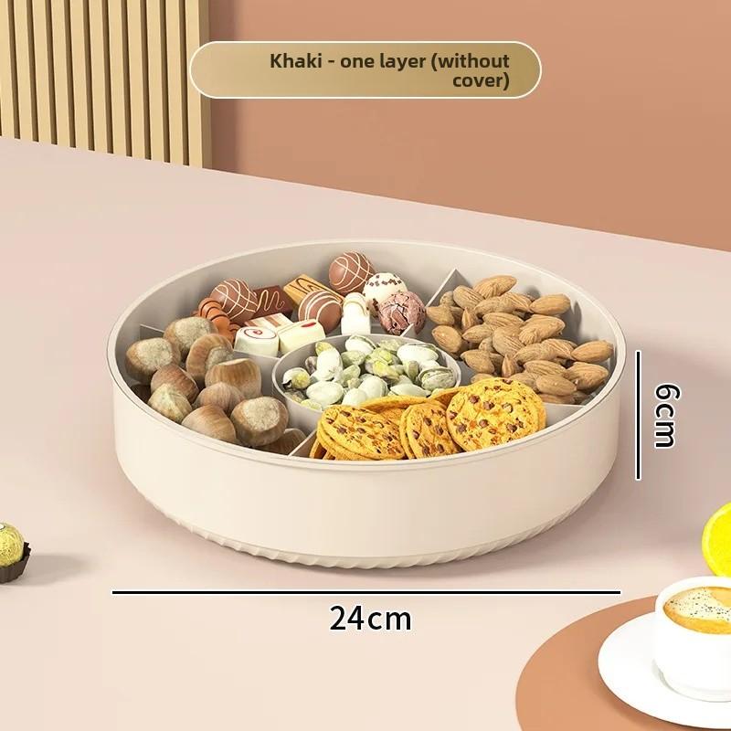 Luxury Home Use New Snack Tray Tea Table Candy Box Fruit Storage Box Plastic Material Special Purpose Tray Fruit Dish