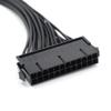 ATX 24 Pin to 20+4 Pin Motherboard Power Extension Cable Male to Female PSU Power Supply Extender Cord for PC Computer Case