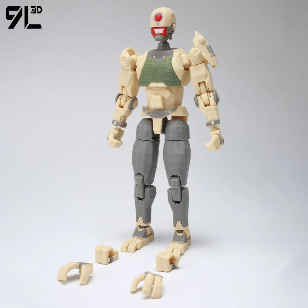 9L3D Dummy13 Lucky13 Conquest Фигурка Действия Invin-cible Модель Полностью Подвижная Игрушка Многосуставчатый Подвижный Робот 3D Печатный Декор