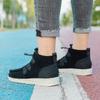 Autumn Winter High Top Round Toe Cotton Boots For Women Cross-Border Large Size Lacing Casual Shoes 36-43