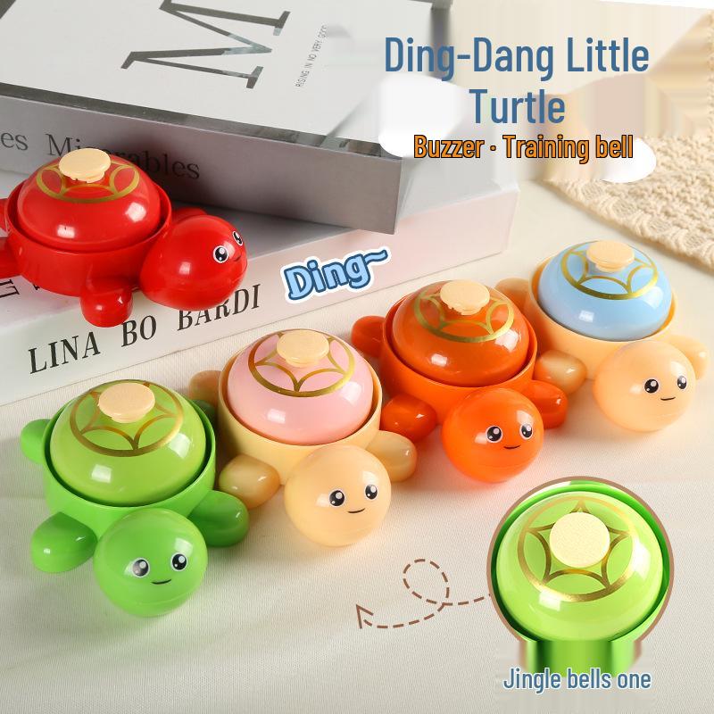 Cute Turtle Macaron Candy Box Buzzer - Cartoon Decompression Hand-Patting Bell Toy Gift