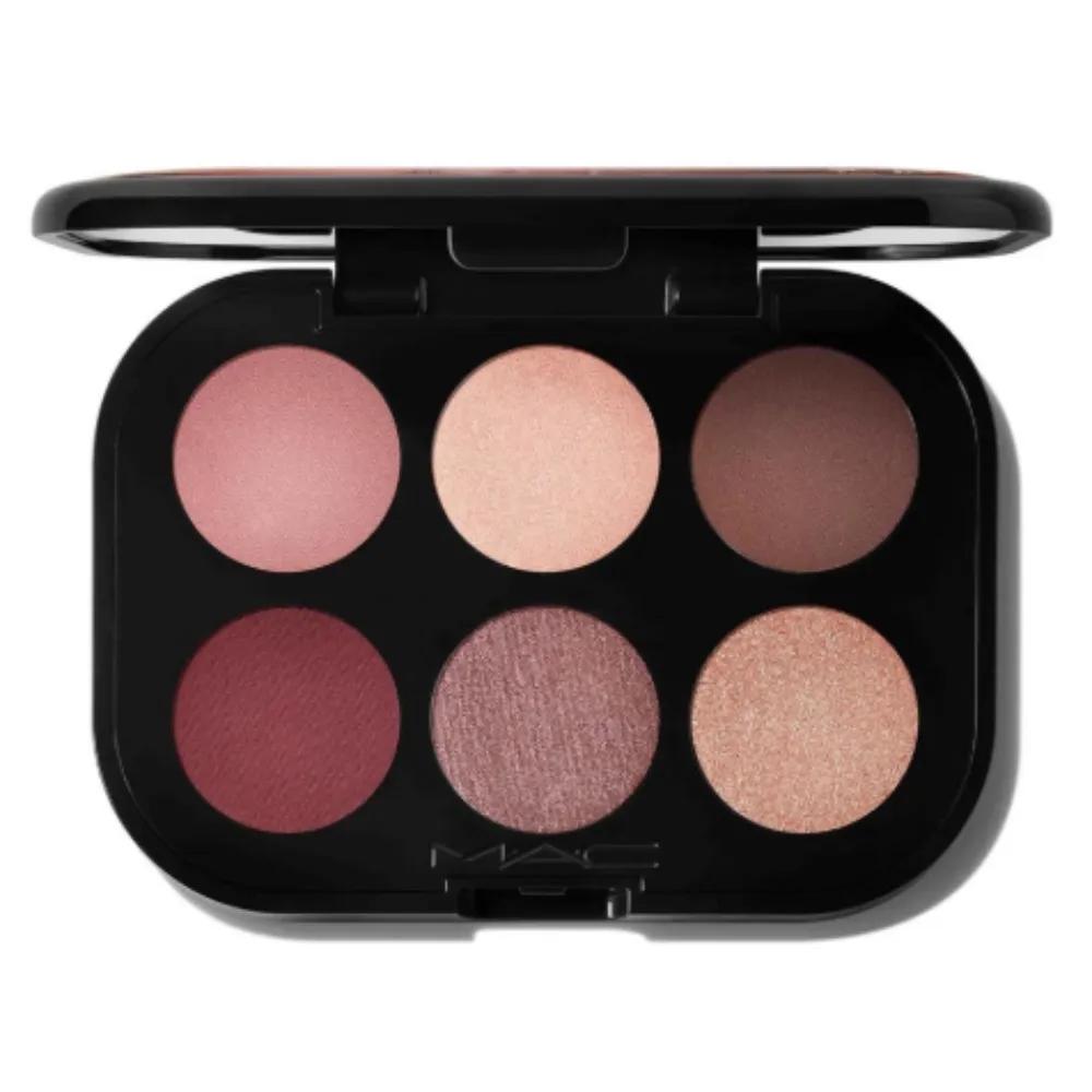Mac Палитра теней для век 6 цветов, вложенных в бордовый