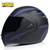 VIRTUE Motorsport Electric Non Motorcycle Helmet Men's Half Helmet Double Lens Full Helmet Running Helmet Carbon Fiber Pattern Road