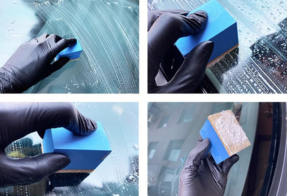 Samcos Полировка губкой, Набор из 12 штук, Войлочная губка для ручной полировки, Шлифовка, Шлифовка, Шкала