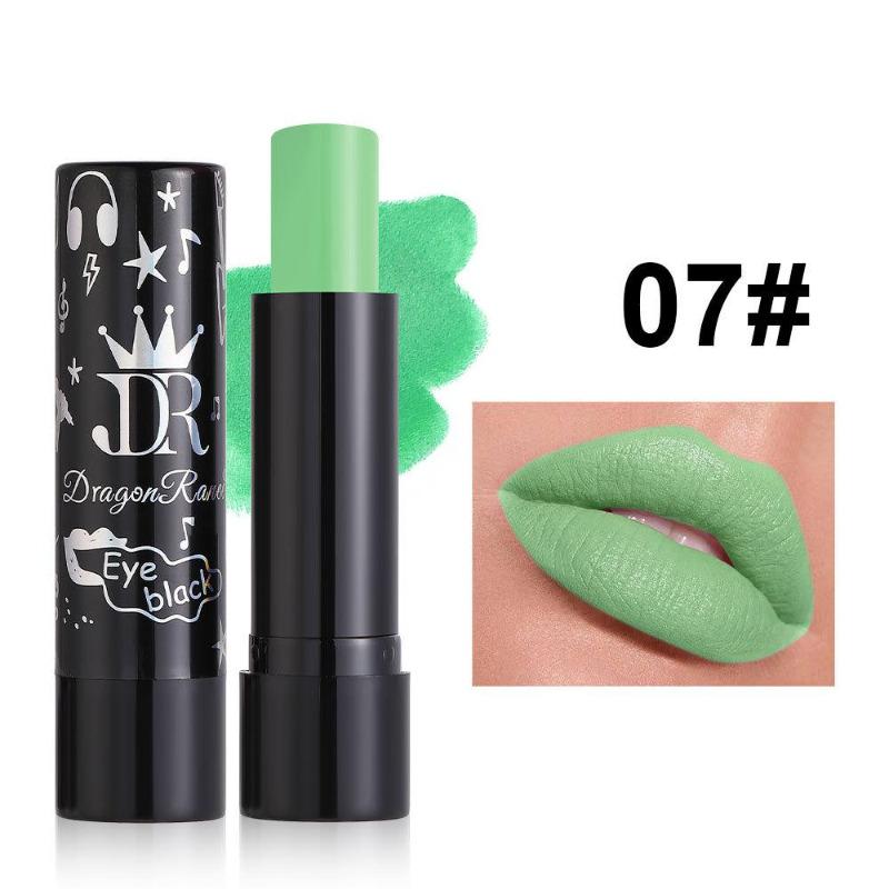 Матовая помада для губ Halloween Matte Mist, водостойкий карандаш, увлажняющий бальзам для губ Nude, краска для лица, сценический макияж, косметика
