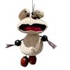Little Bear Multi-Treasure Pendant: Handcrafted Nut Shell Car Charm & Universal Keychain Accessory