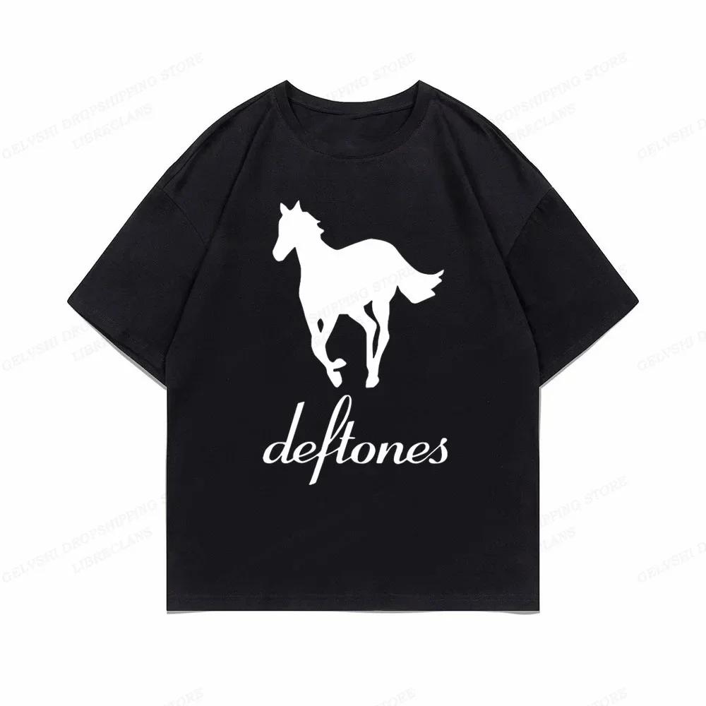 Женская футболка Deftones Милый Модный Принт Топы Футболка Черная Футболка Женская Летняя Футболка 90-е Девочки Графическая Футболка Женские Милые Топы Футболка Унисекс Футболка
