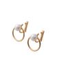 Ete Pearl Bijou Двусторонние серьги 841709 БЕСПЛАТНО Желтое золото &