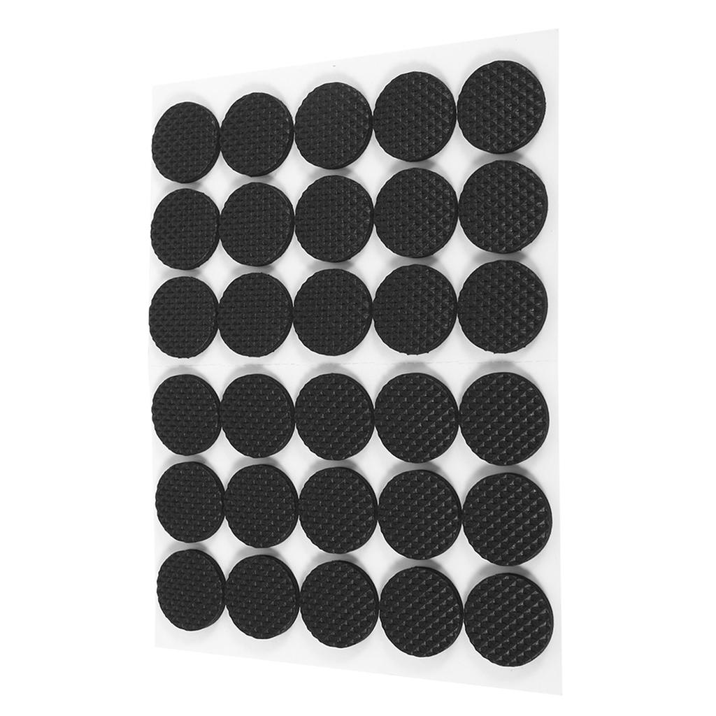 30Pcs Black NOn Slip Self Adhesive Floor Protectors Furniture Sofa Table Chair Rubber Feet Pad