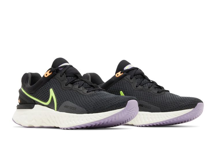 Nike React Miler 3 Anthracite Ghost Green Lavender
