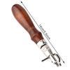 Interchangeable Heads Stitching Groover Tool Leather Craft Groover  DIY Leather Craft