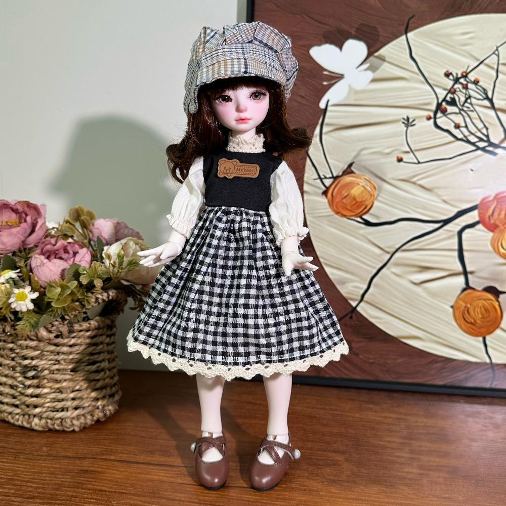 DIY 1/6 BJD Skirt 1/6 30cm Doll Doll Dress Up Fashion Doll'S Lolita Dress  Cotton Doll