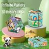 Panda Pattern 3D Magic Cube - Geometric Building Blocks for Creative Play & Learning