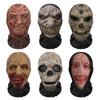 Ghost Face 3D Mask Halloween Cosplay Props Balaclava Full Face Elastic Mesh Breathable Skull Headcovers Halloween Horror Party