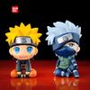 Naruto Anime Figure Toys Kakashi Action Figure Q Version Kawaii Sasuke Itachi Figurine Car Decoration Collection Model Toy