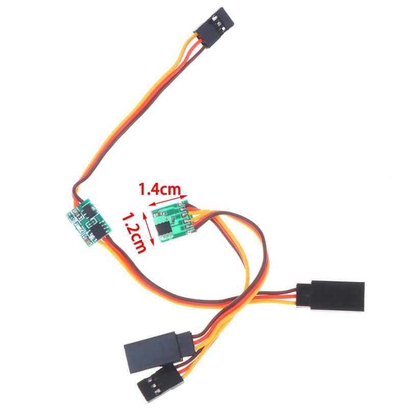 Mini Servo Inverter Reverse Servo Signal Reverser Switch Cable Jr Futaba 5-6V 3.6-24V For Rc Plane Car Boat
