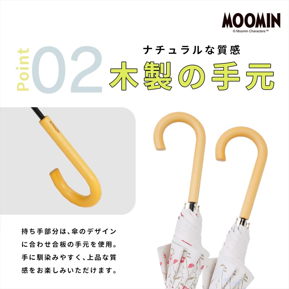 Зонтик Ogawa Moomin для защиты от ультрафиолетового тепла для солнечной или дождливой воды, подарок 56191 для женщин, 99,9% защиты, экранирующий, синий, дни, отталкивающий, подарок,