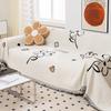 Chenille Sofa Towel Four Seasons All-Inclusive Sofa Cover Dust Cover Living Room Straight Row Sofa One Piece Cover Cloth