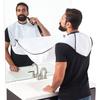 Beard Apron - White - LIA4574 - Prevents Mess - Easy To Use - One Size