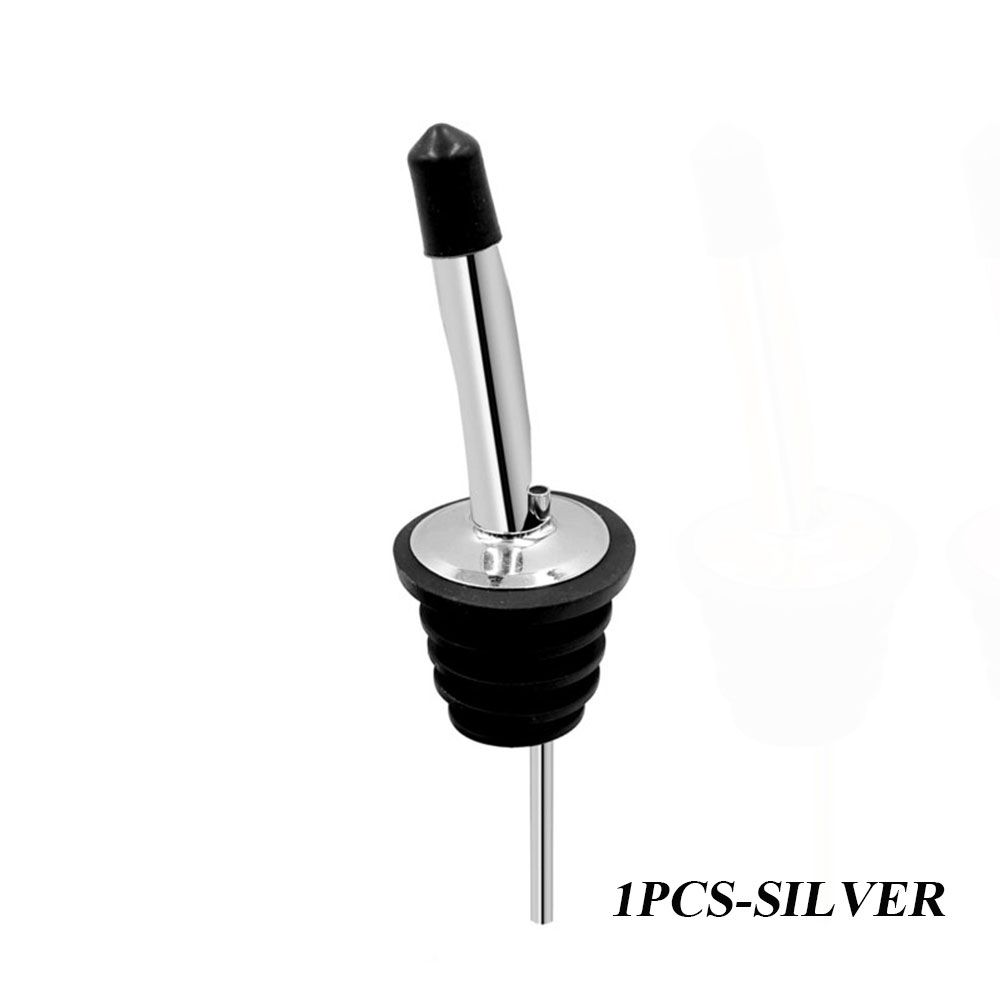 1/3PCS New Liquor Dispenser Wine Pourer Spout Stopper Stainless Steel Bottle Cap