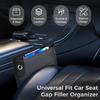 2026 2 Pack Car Seat Gap Filler Organizer, Universal Premium Leather Front Seat Side Organizer, Gap Filler For Car, Phone, Sunglasses, Keys, SUV