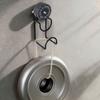 Stainless Steel Bathroom Storage Rack Strong Washbasin Hook Portable Suction Cup Hooks