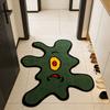 Абстрактный Забавный Неправильный Ковер Креативный Зеленый Одноглазый Монстр Коврик для Пола Домашний Декор для Гостиной Спальни Мягкий Моющийся Ковер