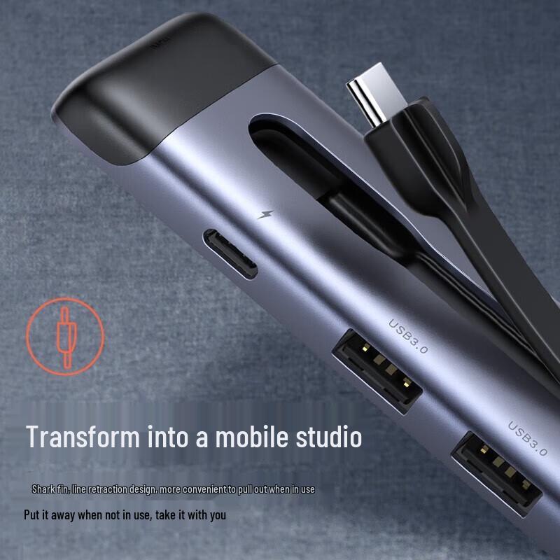 Многопортовый адаптер Ugreen Type-C HDMI VGA USB 3.0