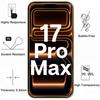 Закаленное стекло - PHONILLICO - iPhone 17 PRO MAX - Комплект 2 шт. - Защита экрана и камеры - Устойчивое к царапинам