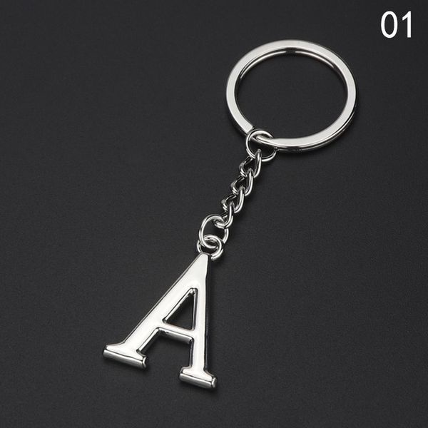 1 шт.. кулон-брелок с алфавитом 26, английская инкрустация, стразы, креативный брелок для ключей, аксессуары
